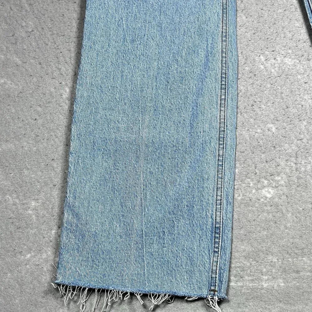 Abercrombie & Fitch Jeans Women’s 27 The Baggy Low Rise Denim Blue Medium Wash - Picture 4 of 12